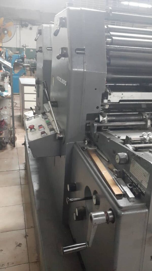 Maquina impresora offset Heidelberg GTO 52 con enumeración 4